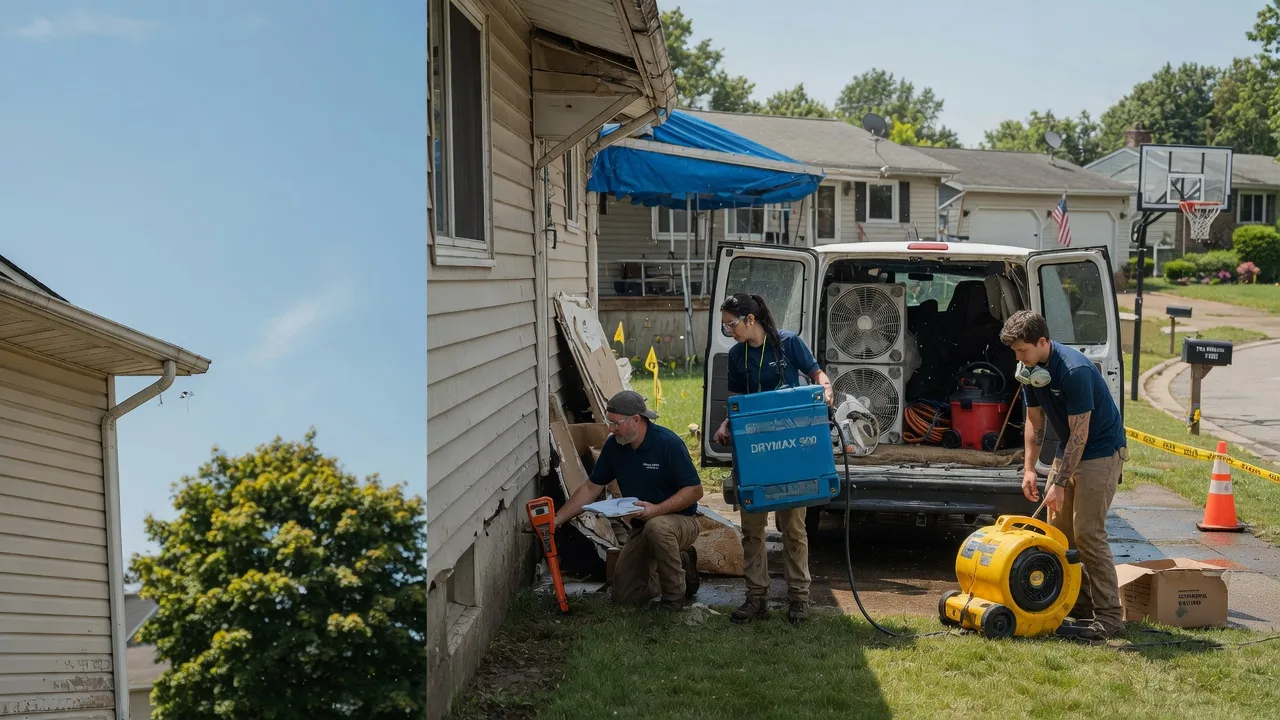 Ceiling Leak Cleanup in Claysburg, PA near me